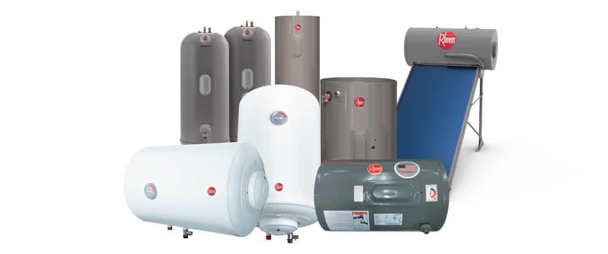 Rheem Water heaters Collage